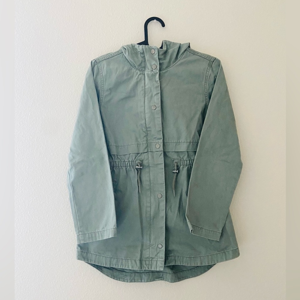 Green army jacket